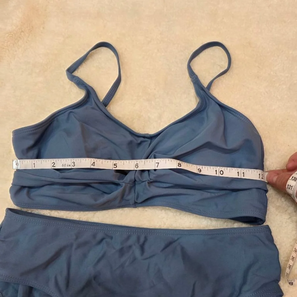 CHIC‎ Blue Crisscross Bikini Set- TEEN/GIRLS SIZE 13/14